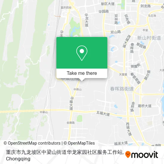 重庆市九龙坡区中梁山街道华龙家园社区服务工作站 map