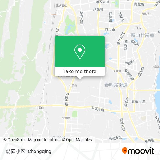 朝阳小区 map