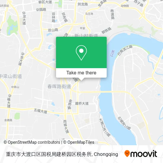 重庆市大渡口区国税局建桥园区税务所 map