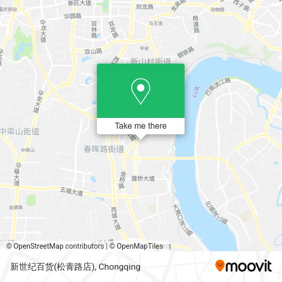 新世纪百货(松青路店) map