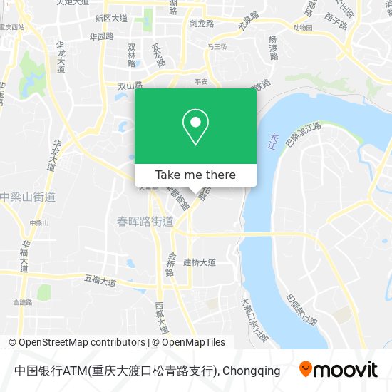 中国银行ATM(重庆大渡口松青路支行) map