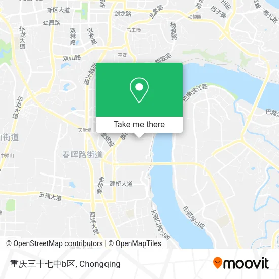 重庆三十七中b区 map