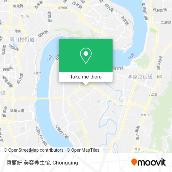 康丽妍 美容养生馆 map