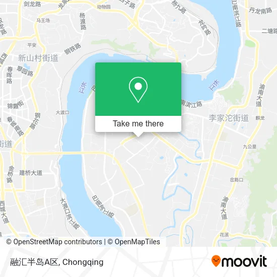 融汇半岛A区 map
