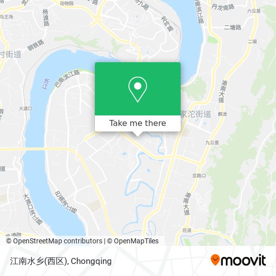 江南水乡(西区) map