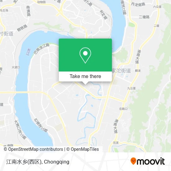 江南水乡(西区) map