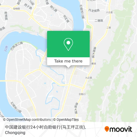 中国建设银行24小时自助银行(马王坪正街) map