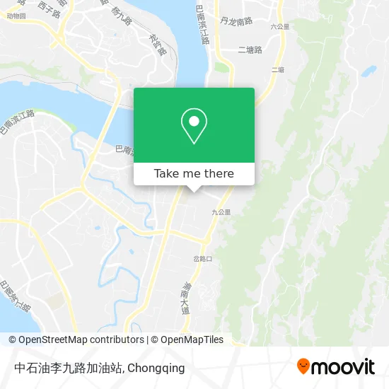 中石油李九路加油站 map