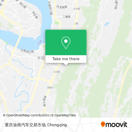 重庆渝南汽车交易市场 map