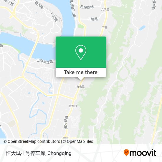 恒大城-1号停车库 map