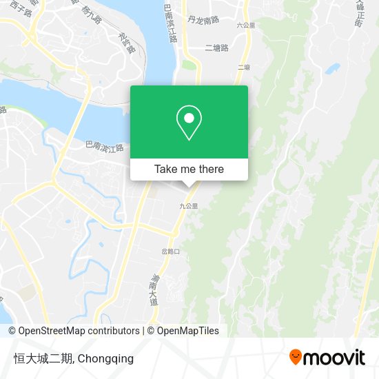 恒大城二期 map