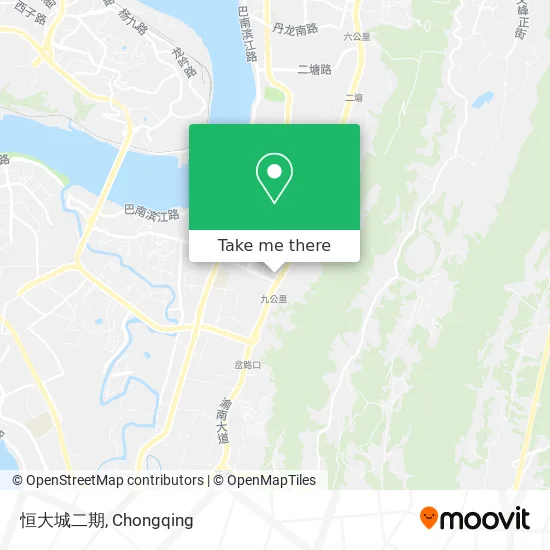 恒大城二期 map