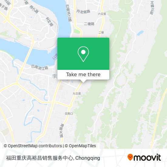 福田重庆高裕昌销售服务中心 map