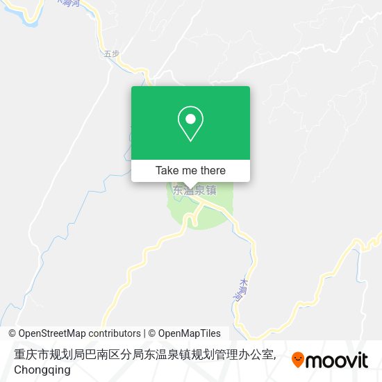 重庆市规划局巴南区分局东温泉镇规划管理办公室 map