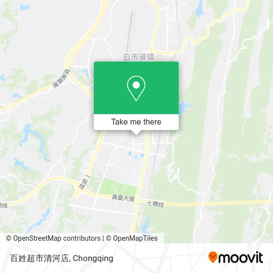百姓超市清河店 map