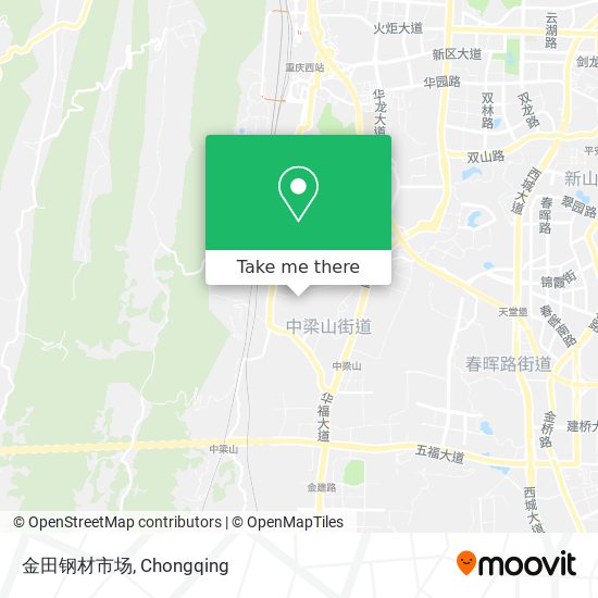 金田钢材市场 map