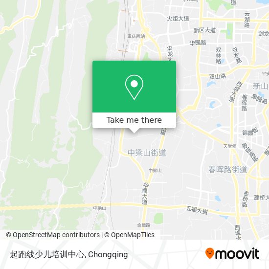 起跑线少儿培训中心 map