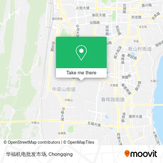 华福机电批发市场 map