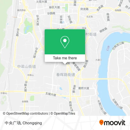 中央广场 map
