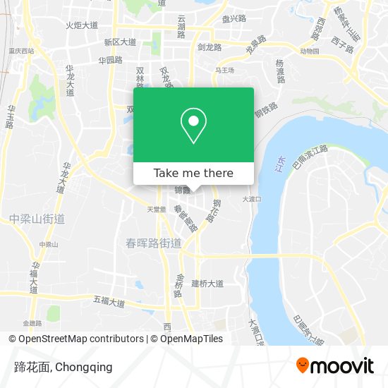 蹄花面 map