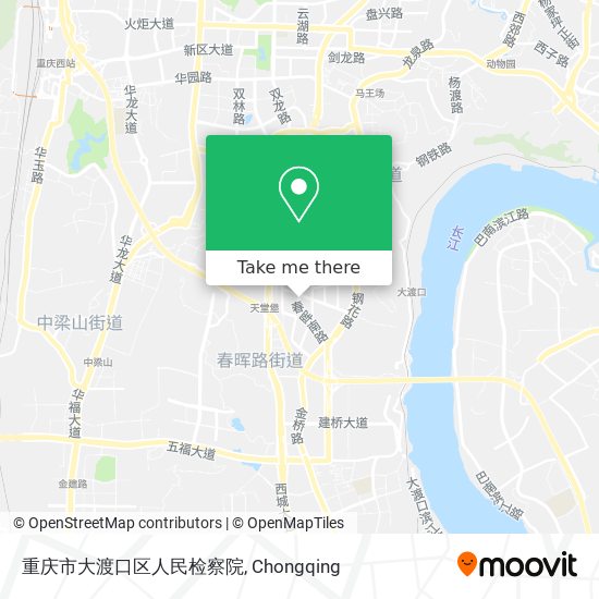重庆市大渡口区人民检察院 map