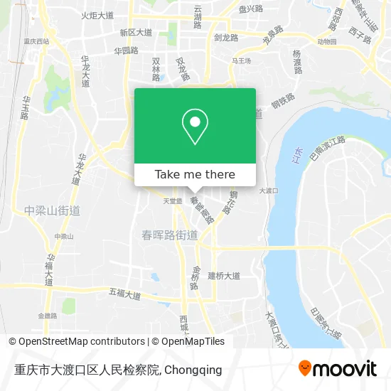 重庆市大渡口区人民检察院 map