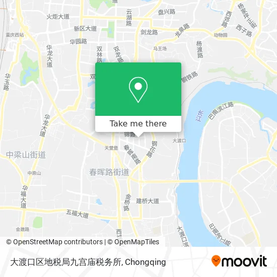 大渡口区地税局九宫庙税务所 map
