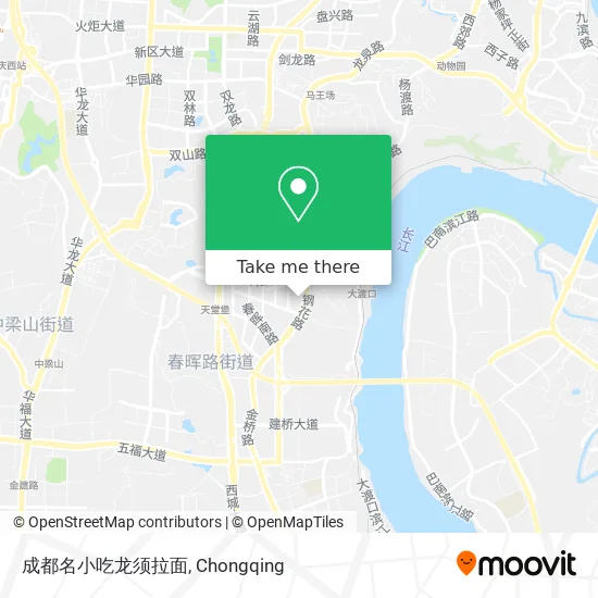 成都名小吃龙须拉面 map