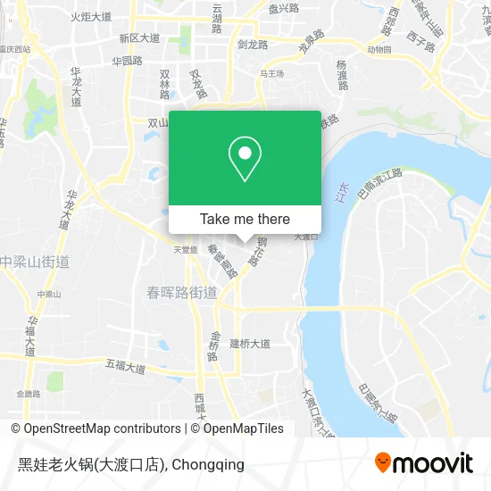 黑娃老火锅(大渡口店) map