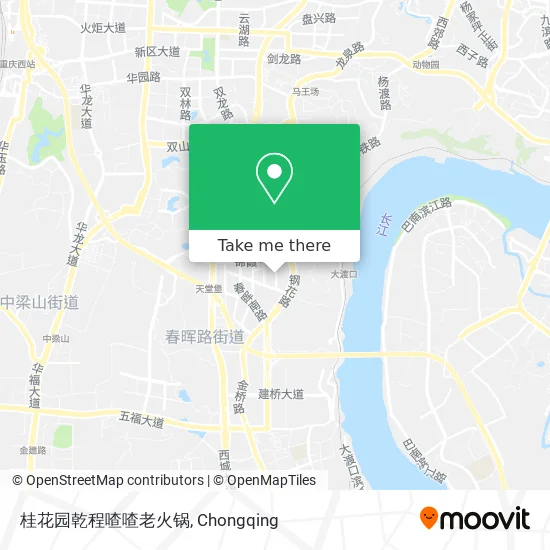 桂花园乾程喳喳老火锅 map