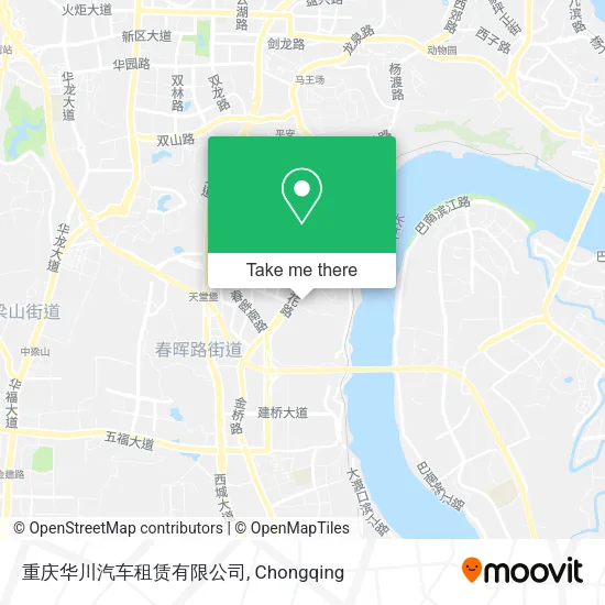 重庆华川汽车租赁有限公司 map