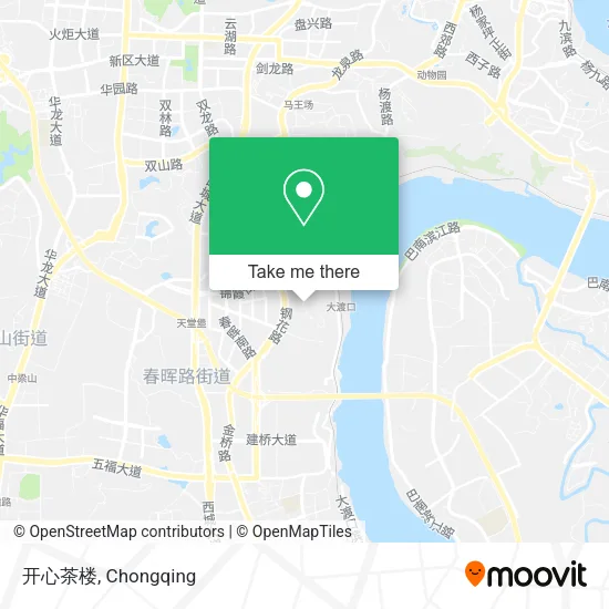 开心茶楼 map