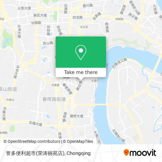 誉多便利超市(荣涛丽苑店) map