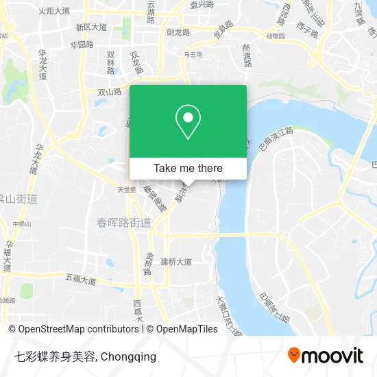 七彩蝶养身美容 map