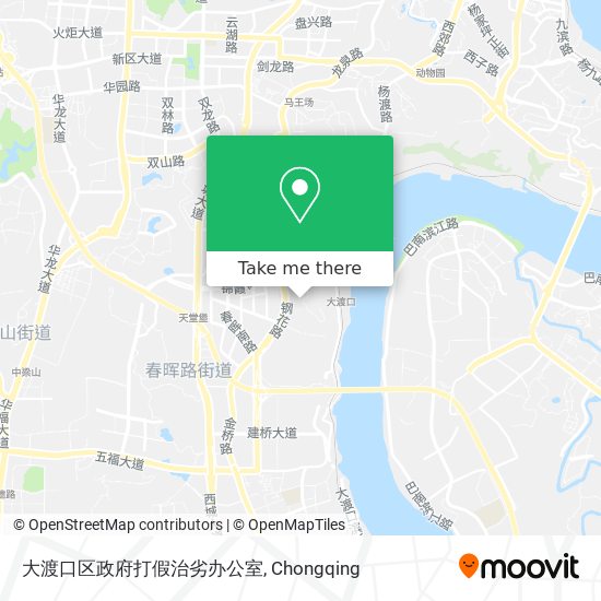 大渡口区政府打假治劣办公室 map