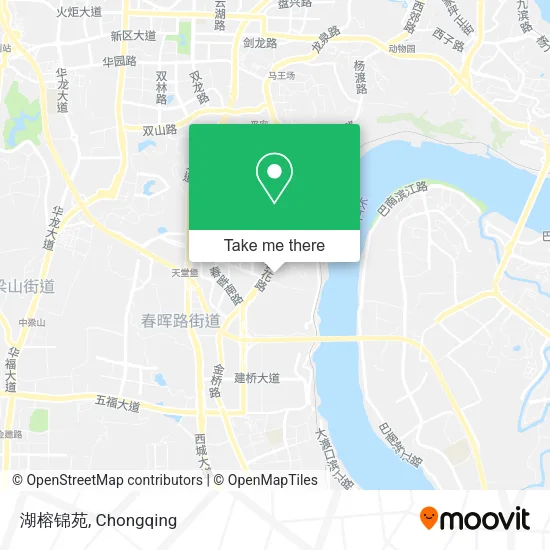 湖榕锦苑 map