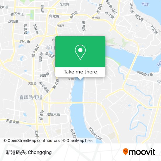 新港码头 map