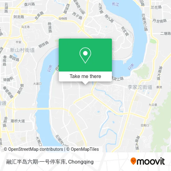 融汇半岛六期-一号停车库 map