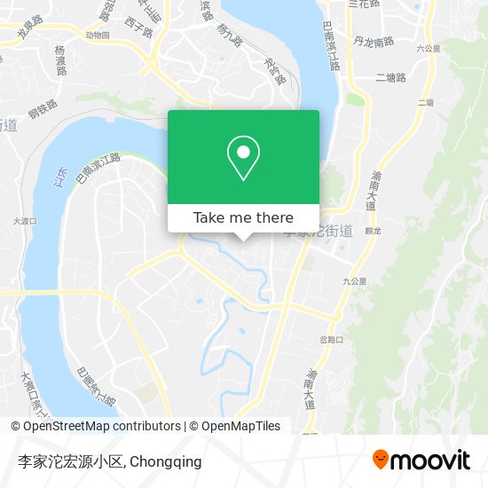 李家沱宏源小区 map