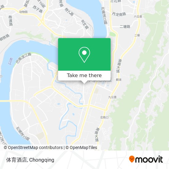 体育酒店 map