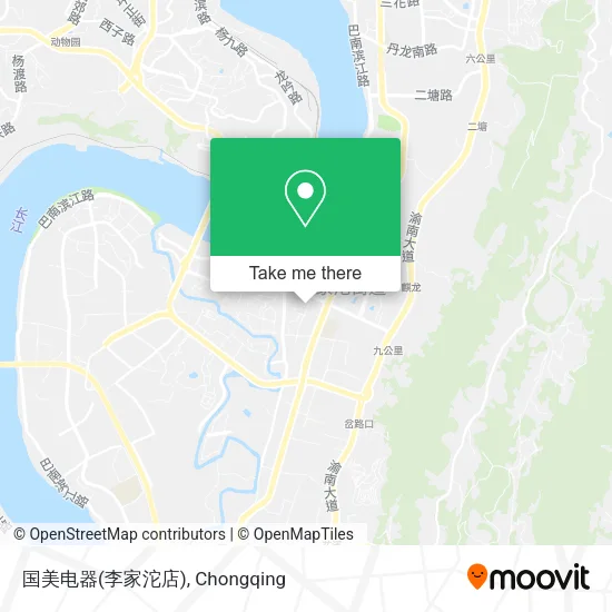 国美电器(李家沱店) map