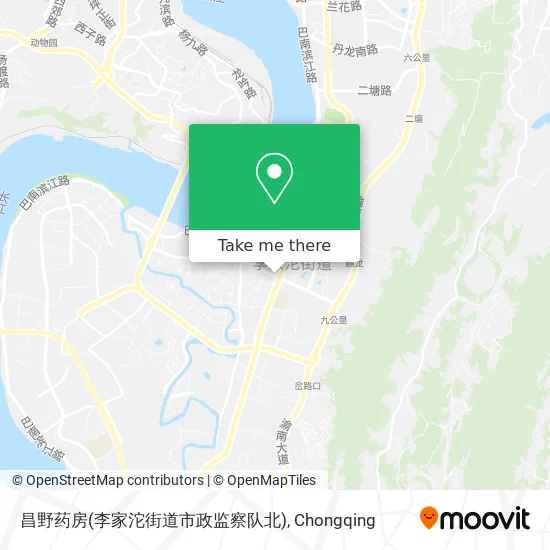昌野药房(李家沱街道市政监察队北) map