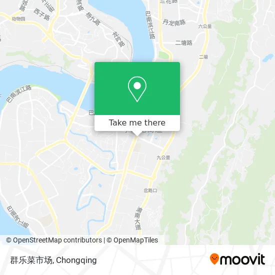 群乐菜市场 map