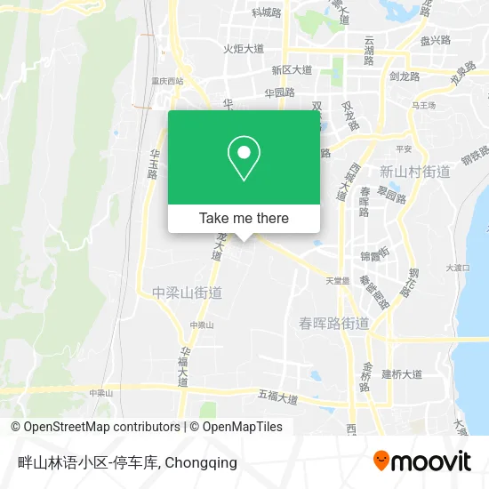 畔山林语小区-停车库 map