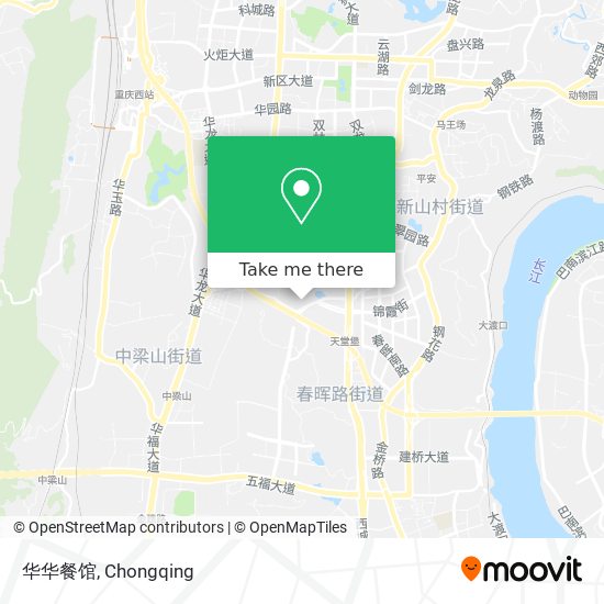 华华餐馆 map