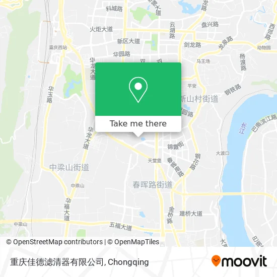 重庆佳德滤清器有限公司 map