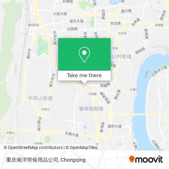 重庆南洋劳保用品公司 map