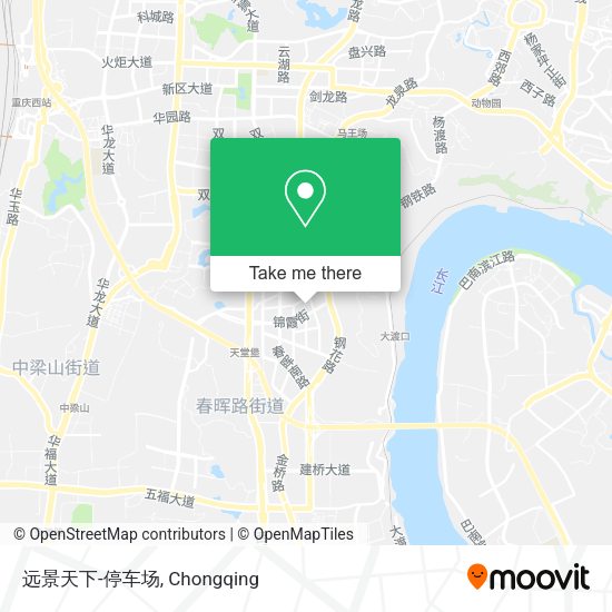 远景天下-停车场 map