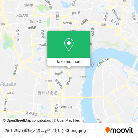 布丁酒店(重庆大渡口步行街店) map