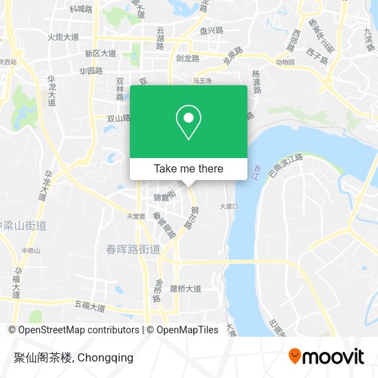 聚仙阁茶楼 map